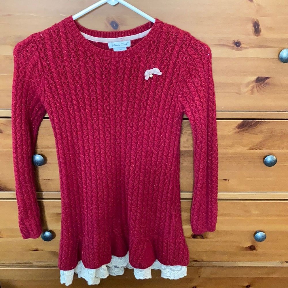 Red holiday dress